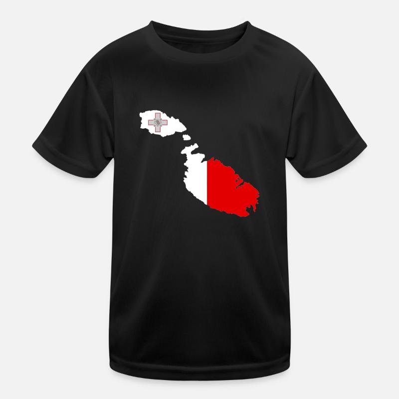 Malta Kinder Funktions-T-Shirt