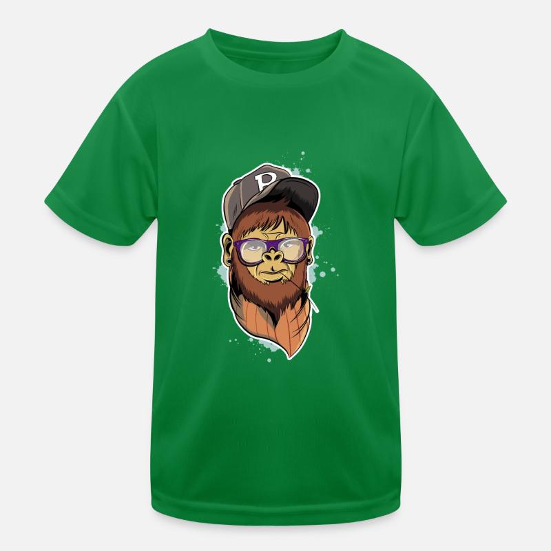 Singe Hipster T-shirt sport Enfant
