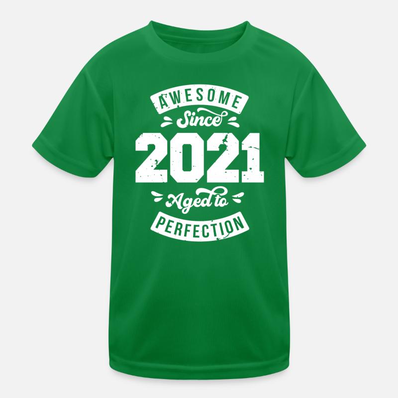 Millésime 2021 anniversaire - rétro 2021 T-shirt sport Enfant
