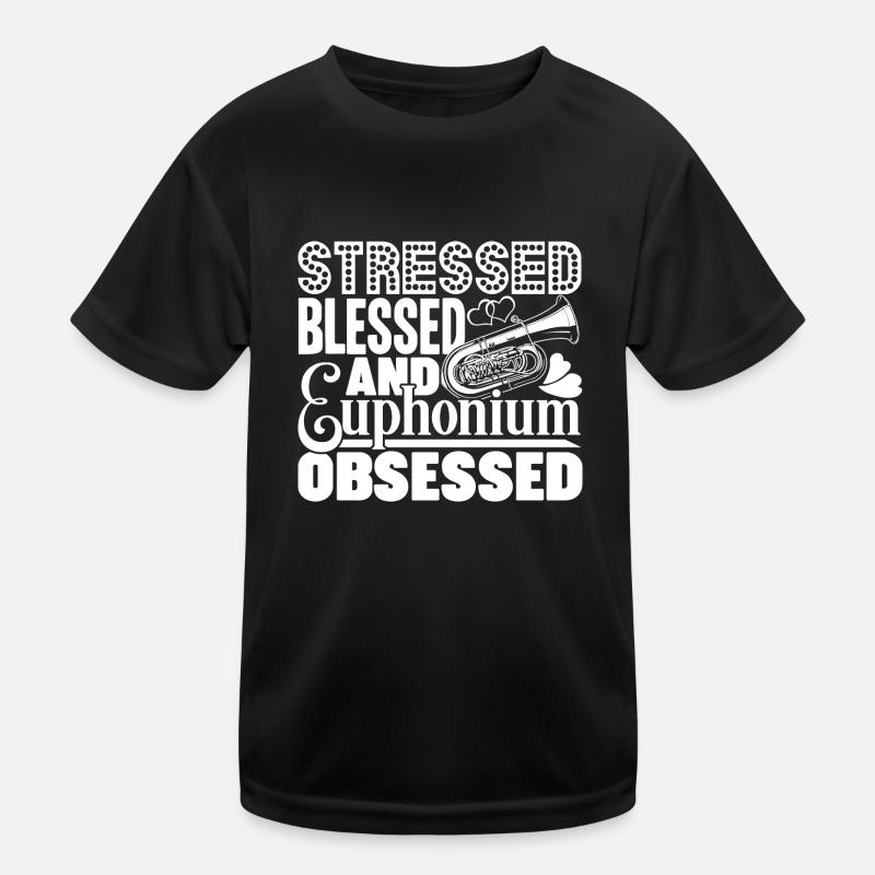 Selig und Euphonium besessen Kinder Funktions-T-Shirt