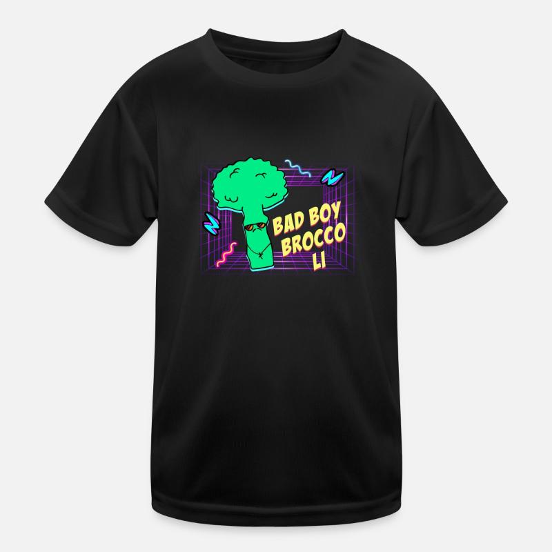 Bad Boy Brokkoli Kinder Funktions-T-Shirt