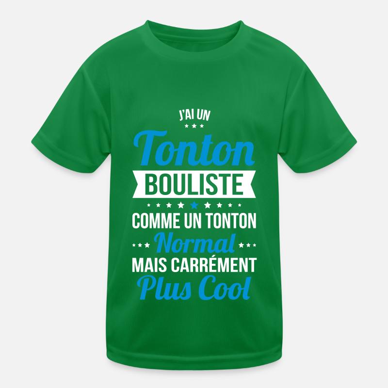 J'ai un tonton bouliste plus cool T-shirt sport Enfant