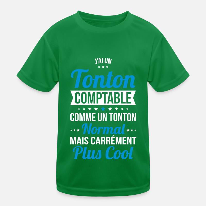J'ai un tonton comptable plus cool T-shirt sport Enfant