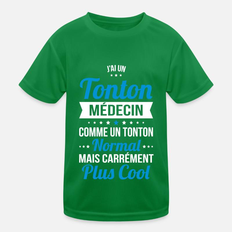 J'ai un tonton médecin plus cool T-shirt sport Enfant