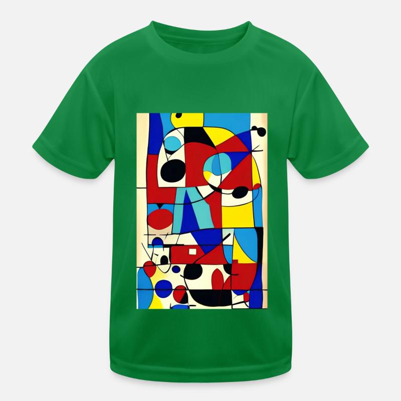 Abstrakte Kunst Kinder Funktions-T-Shirt
