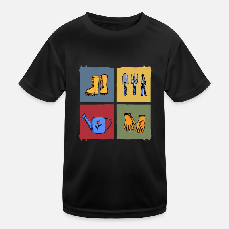 parcelle de jardin temps de récolte de jardin jardinage T-shirt sport Enfant