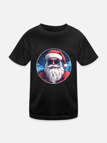 Merry Christmas - Kids Functional T-Shirt - black - Front