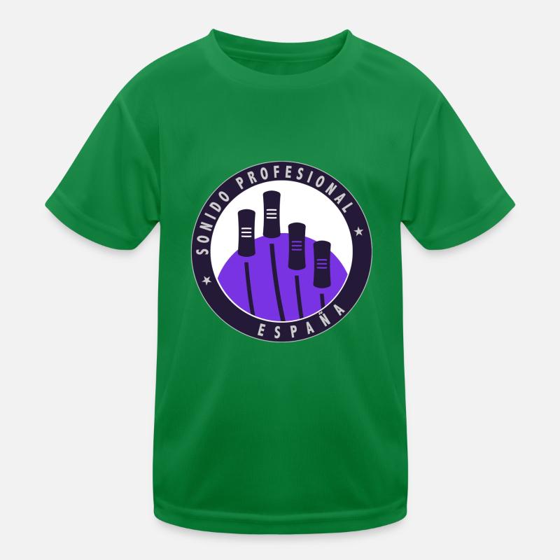 Logo mit weißem Hintergrund. Kinder Funktions-T-Shirt