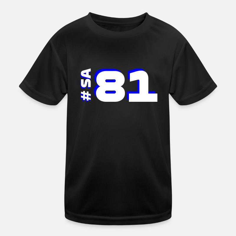 SA81 - Kids Functional T-Shirt - black