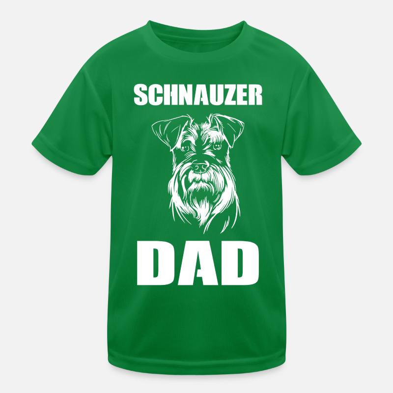 Schnauzer Dog Kids Functional T-Shirt