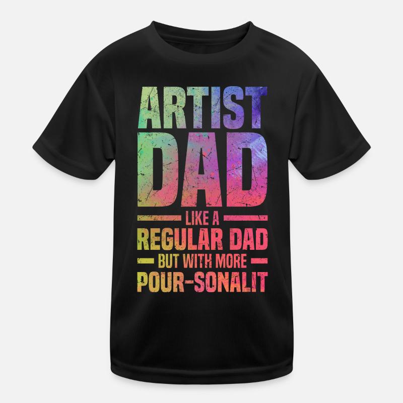 Maler Kunsthandwerk Kinder Funktions-T-Shirt