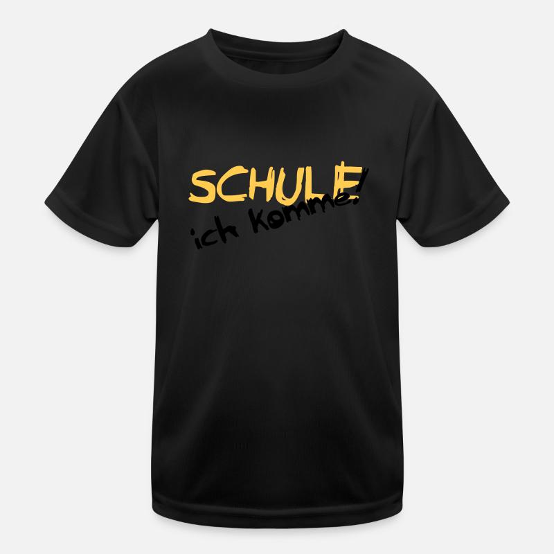Schule ich komme, Schulkind, Schuleinführung Kinder Funktions-T-Shirt