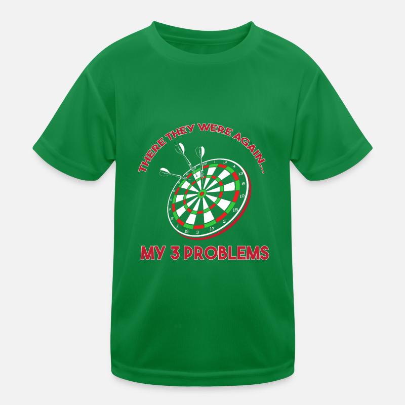 Dart Dartboard Dartpfeil Kinder Funktions-T-Shirt