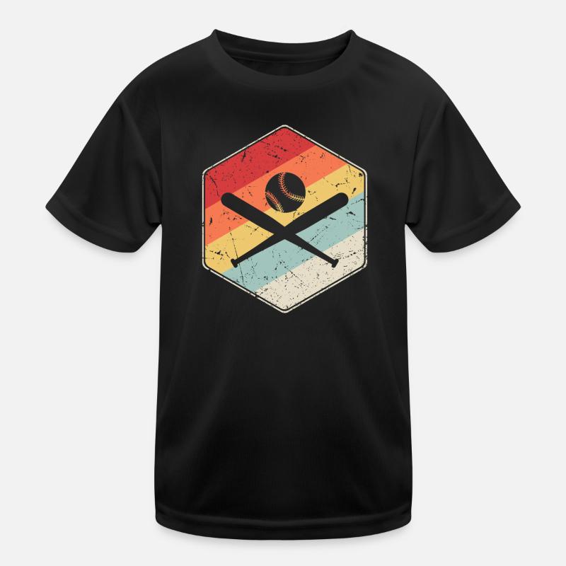 Joueur de baseball Baseballer Baseballer T-shirt sport Enfant