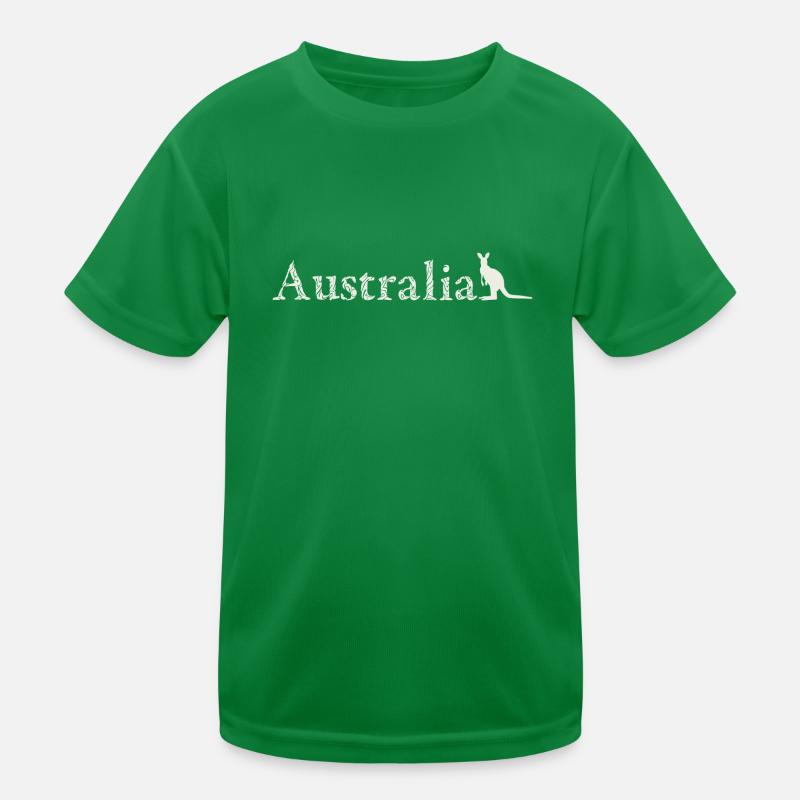 Australia - Kangaroo Kids Functional T-Shirt