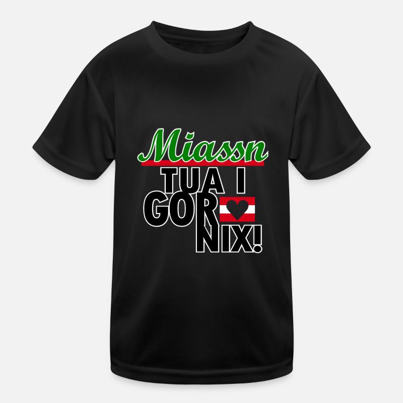 Austria Styrian dialect Kids Functional T-Shirt