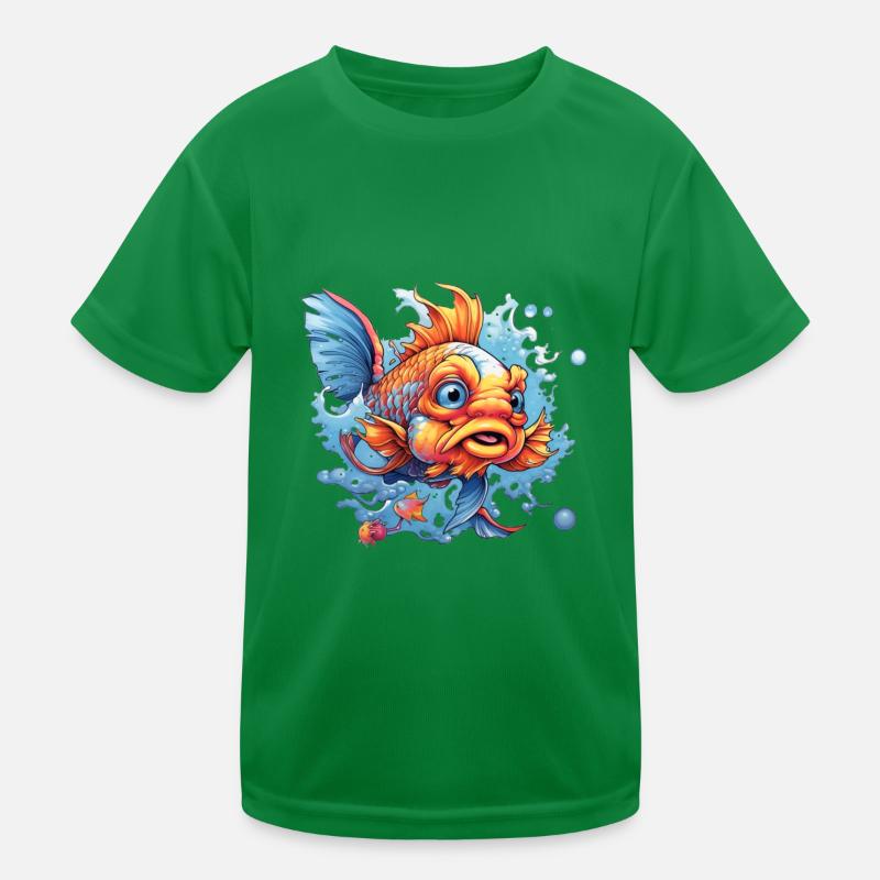 Goldfisch Kinder Funktions-T-Shirt