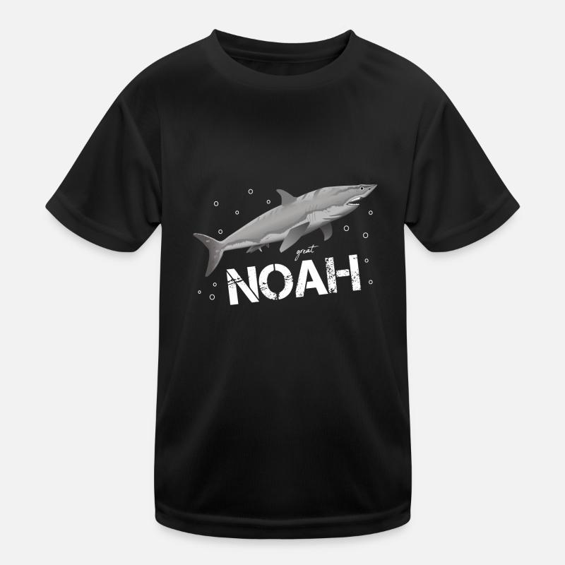 Noah Geburtstag Noah - Kinder Funktions-T-Shirt - Schwarz