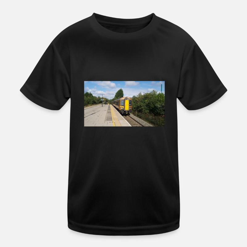 Railway Train Approach 001 Kids Functional T-Shirt