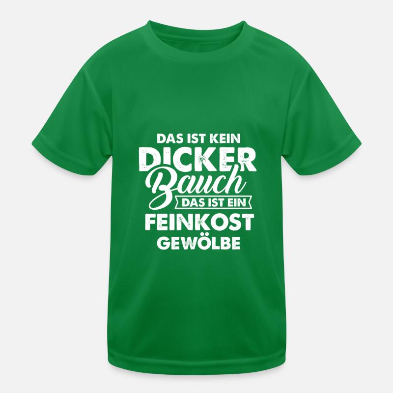 Dicker Bauch Feinkostgewölbe dick Bauch Dicker Kinder Funktions-T-Shirt