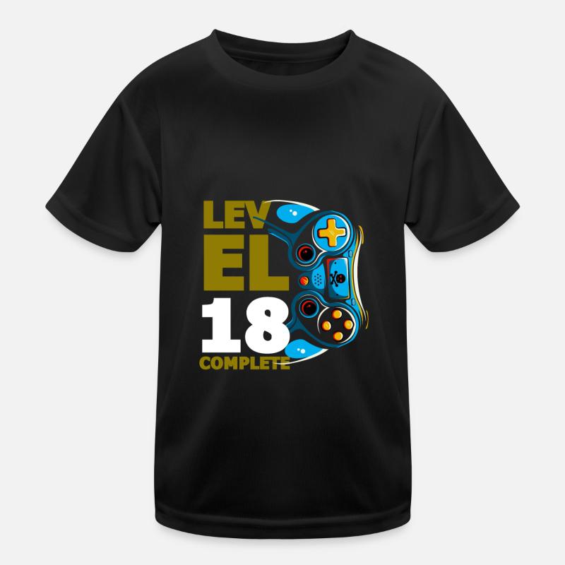 LVL 18 COMPLETE Kinder Funktions-T-Shirt