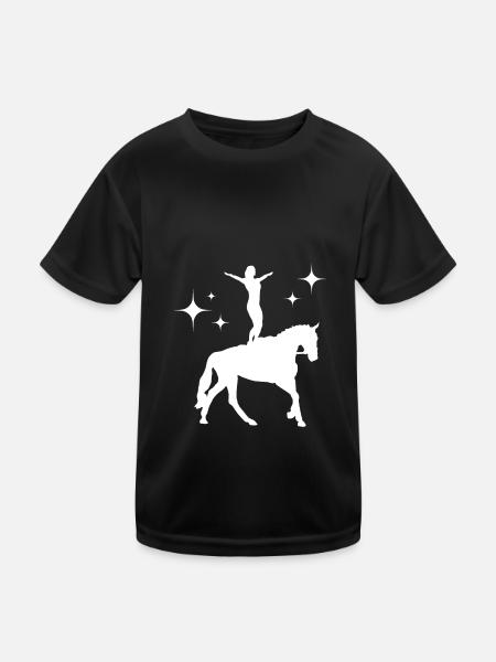 Vaulting - Kids Functional T-Shirt - black - Front