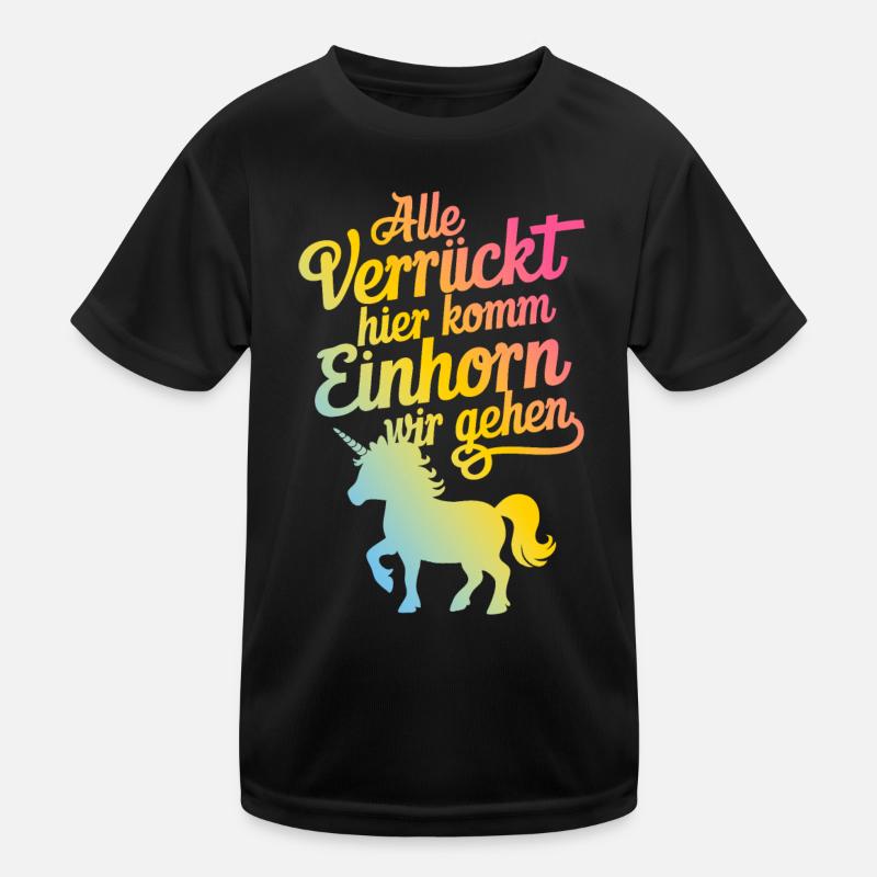 Unicorn Unicorns Mythical Creatures Mystical Kids Functional T-Shirt