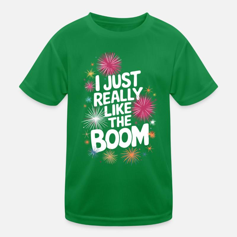 Pyrotechnics Fireworks Pyrotechnics Kids Functional T-Shirt