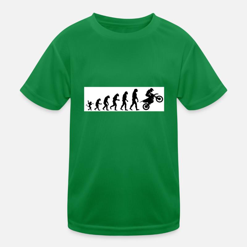 Evolution Motorrad Kinder Funktions-T-Shirt