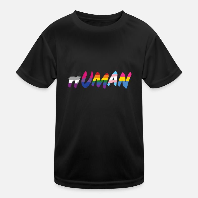 Mensch Kinder Funktions-T-Shirt