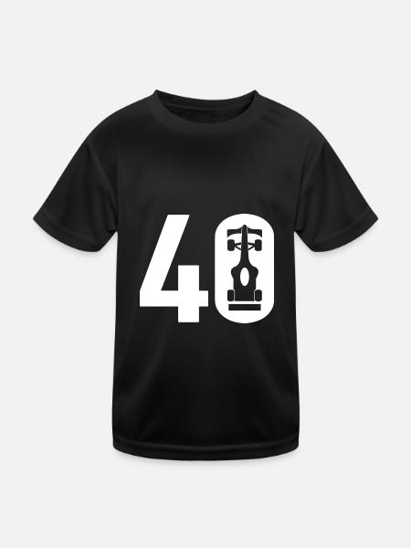40 Formule Motorsport - T-shirt sport Enfant - noir - Devant