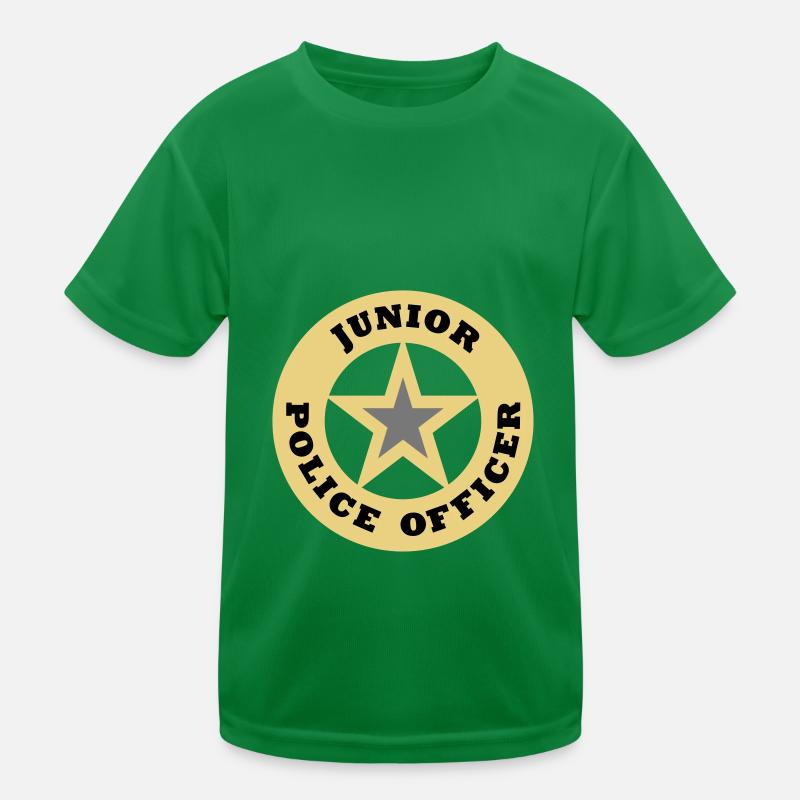 Junior police officer (sheriff star) Kids Functional T-Shirt