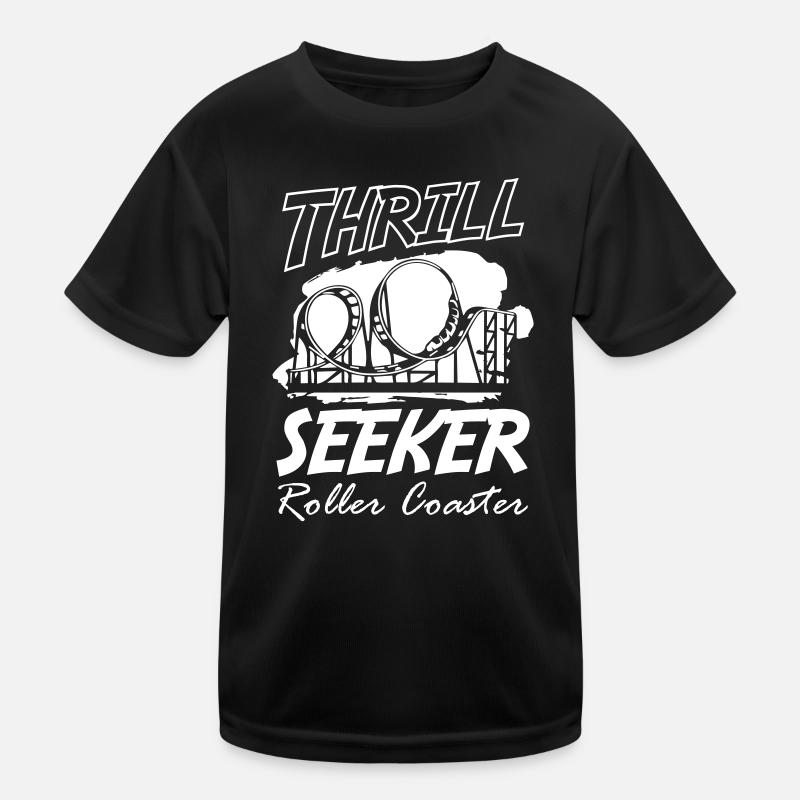 Roller Coaster Thrill Seeker Kinder Funktions-T-Shirt