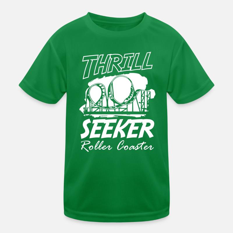 Roller Coaster Thrill Seeker Kinder Funktions-T-Shirt