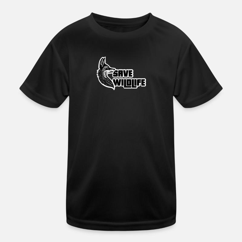 Save wildlife Kinder Funktions-T-Shirt