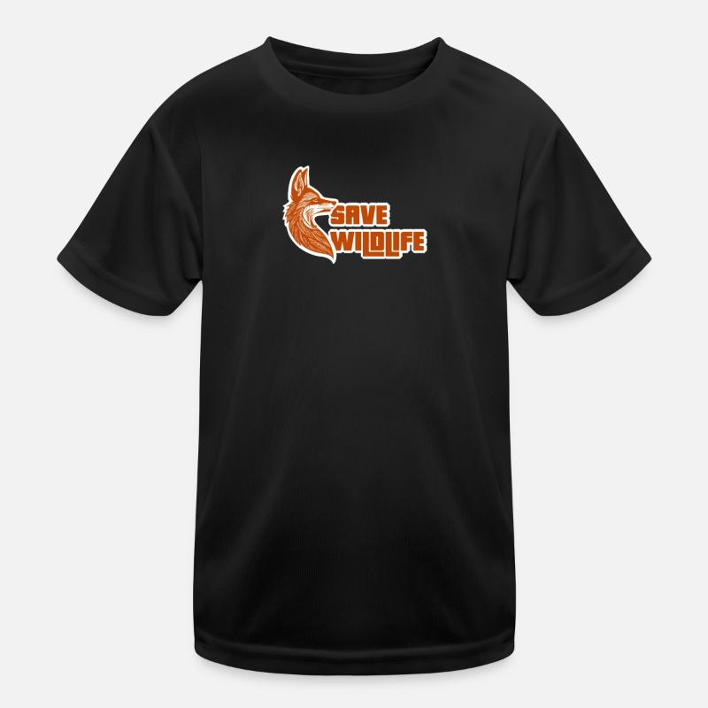 Save wildlife Kinder Funktions-T-Shirt