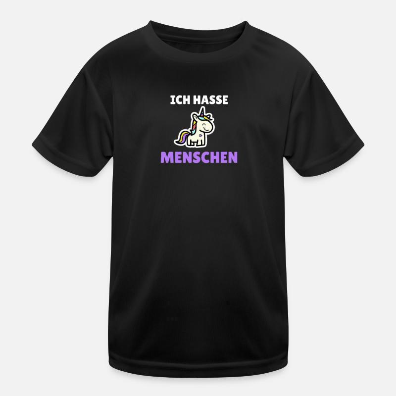Ich hasse Menschen Kinder Funktions-T-Shirt