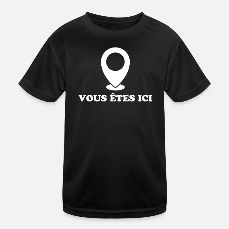 You are here Kids Functional T-Shirt