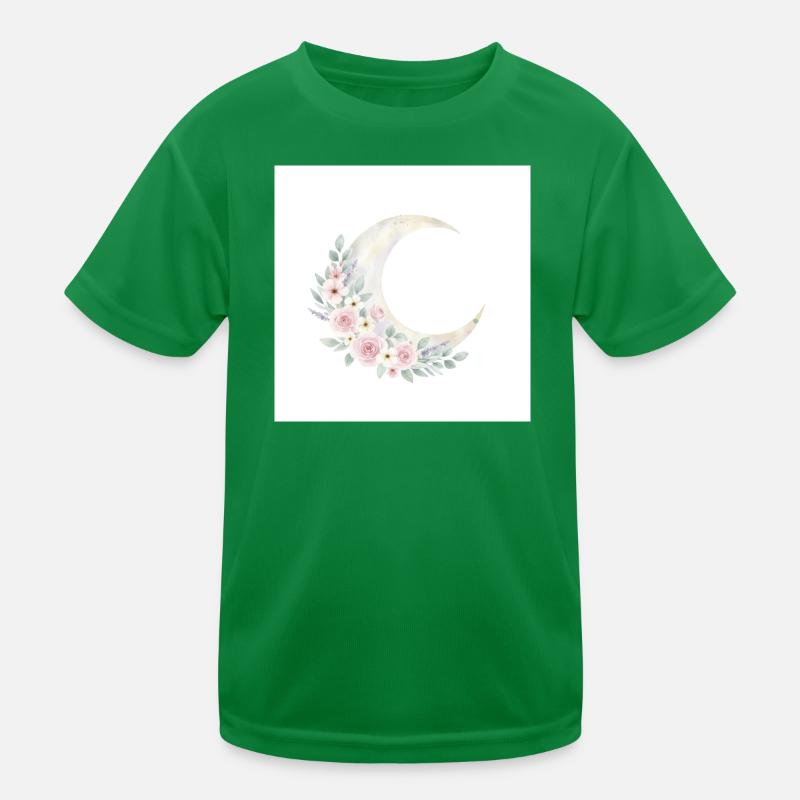 Mondblütenkranz Kinder Funktions-T-Shirt
