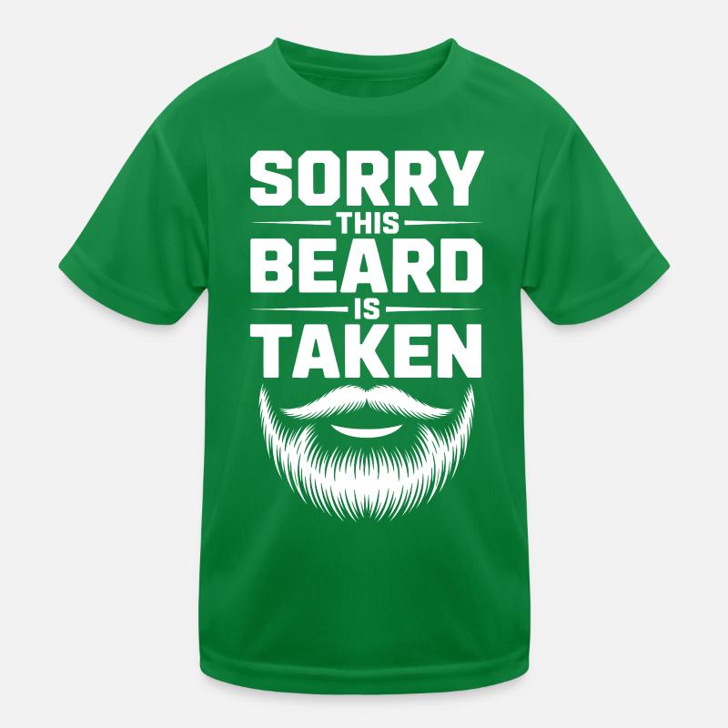 Statut de la barbe : Pris T-shirt sport Enfant