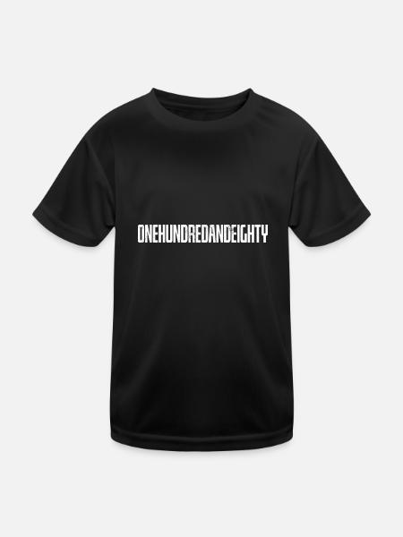 One Hundred And Eighty Darts Darts Darts Darts Player - Kids Functional T-Shirt - black - Front