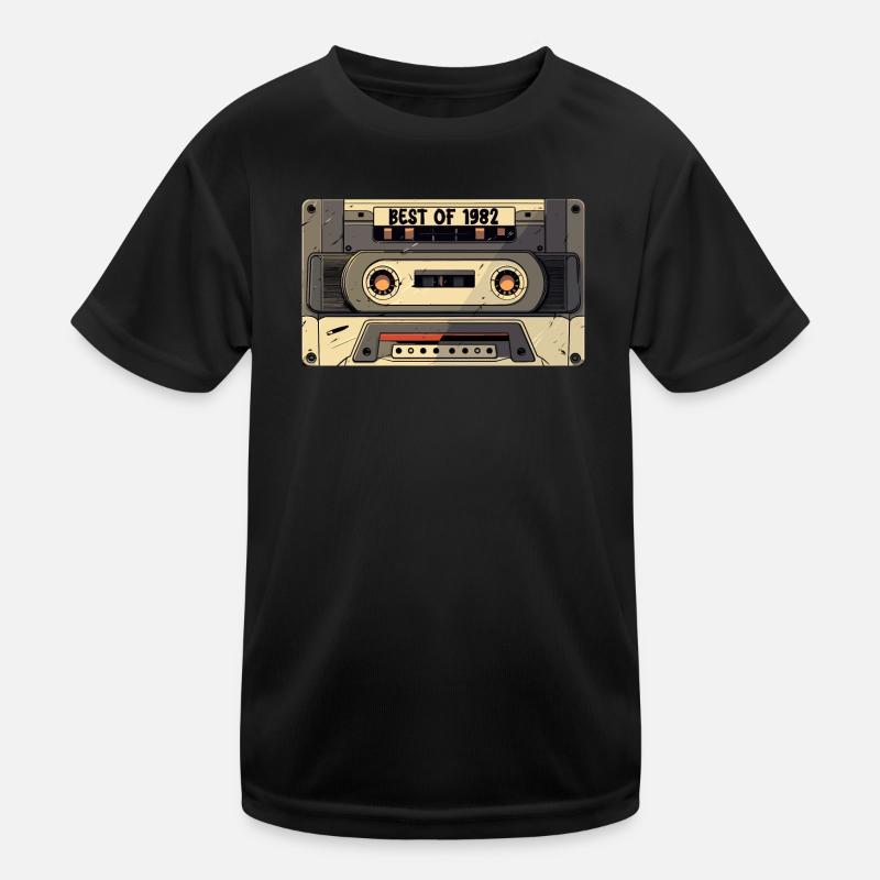Das Beste von 1982 - Kassette 1982 - Geboren 1982 Geschenk Kinder Funktions-T-Shirt