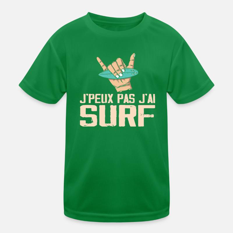 I can't I surf Kids Functional T-Shirt