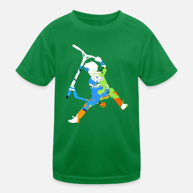 Freestyle-Roller Kinder Funktions-T-Shirt