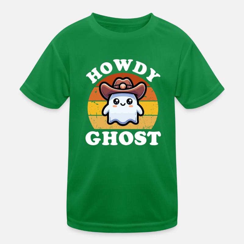 Howdy Ghost Vintage Coucher de soleil T-shirt sport Enfant
