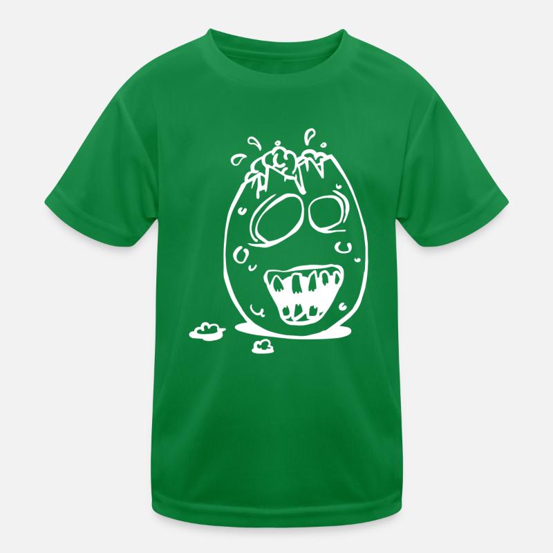 Zombie Passover egg Kids Functional T-Shirt