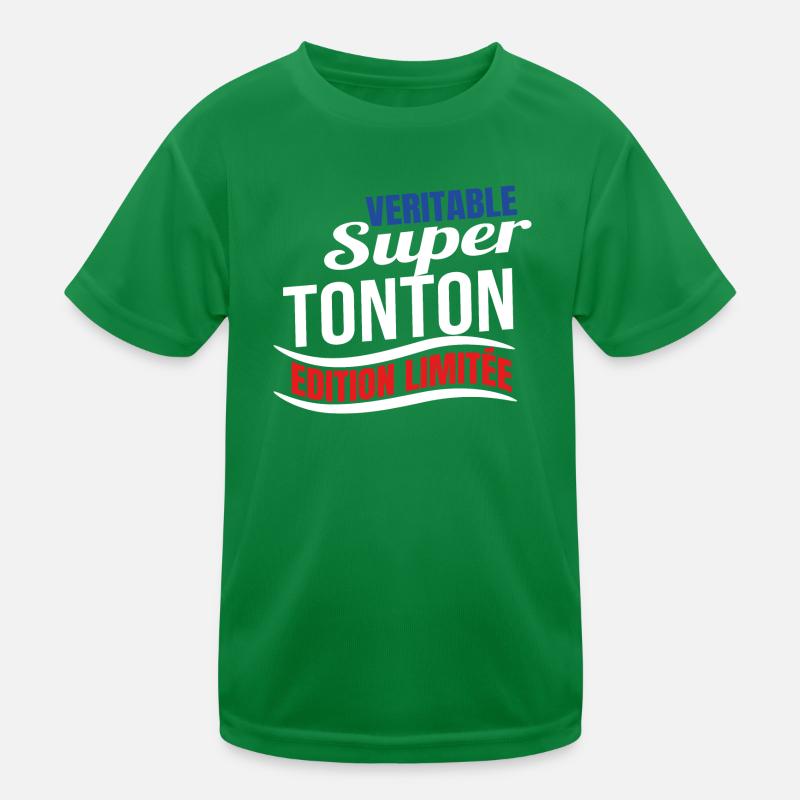 Véritable super tonton édition limitée cadeau T-shirt sport Enfant