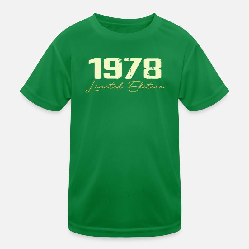 1978 Limitierte Auflage - 1978 Geburtstagsgeschenk Kinder Funktions-T-Shirt