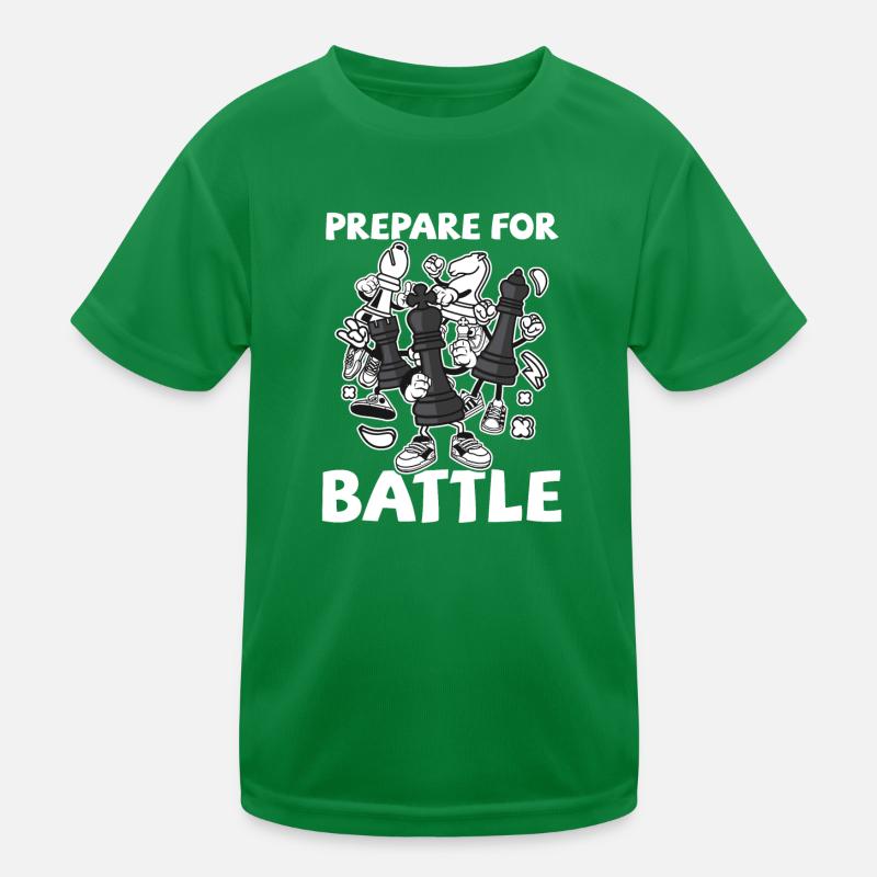 Échecs - Prepare For Battle T-shirt sport Enfant