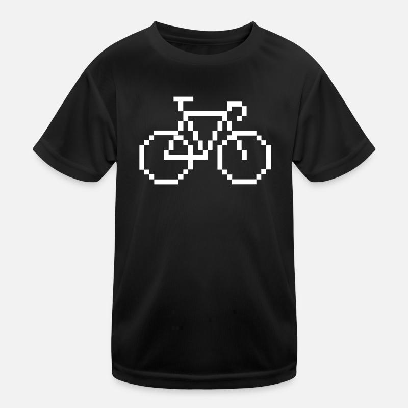 Pixel Style Vélo Rétro Vintage 80s T-shirt sport Enfant